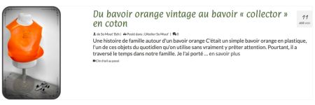 Extrait article Actualités