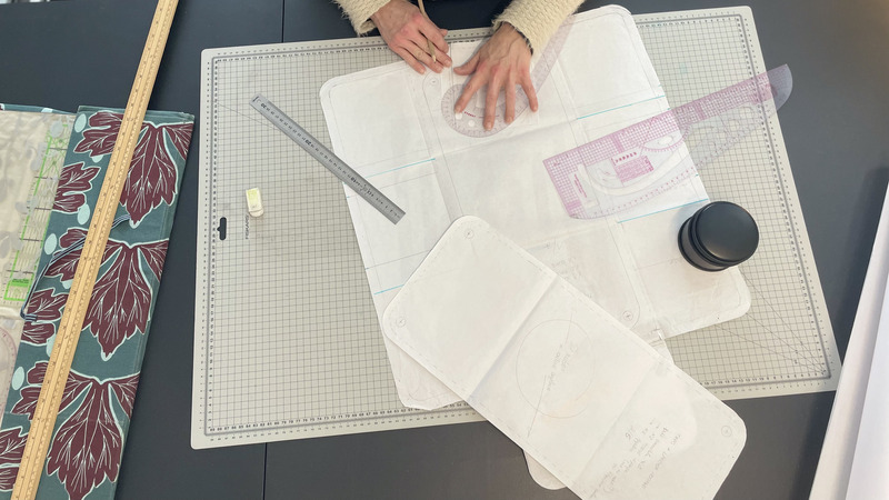 La création du patron sur papier La création du patron sur papier