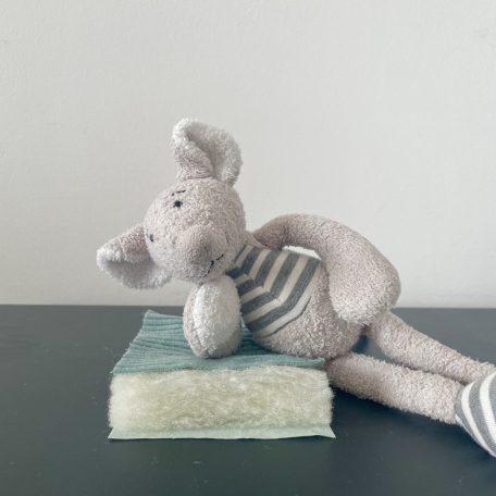 Pochette isotherme pour biberon So Mout' coupe avec vue de l'épaisseur de la laine