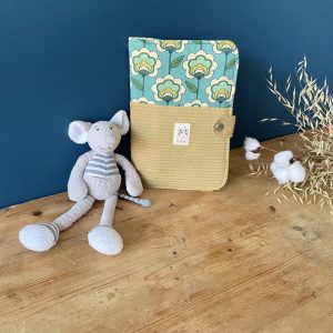 Protège carnet de santé collection Rétro Chic avec peluche