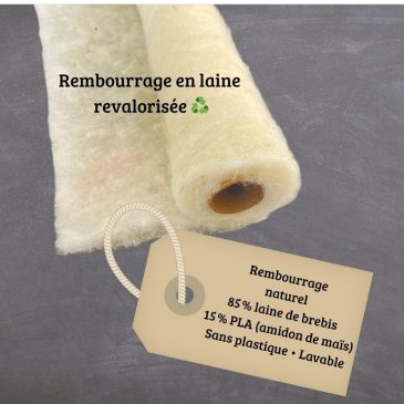 laine avec étiquette laine + PLA