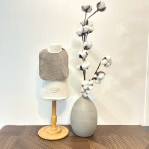 Bavoir 0-6 mois sur buste avec fleurs de coton Collection Bohème