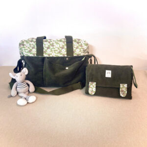 Ensemble sac et tapis à langer