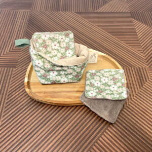 Panière et lingettes Collection Bohème